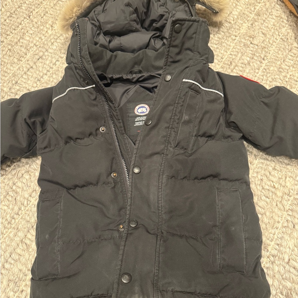 Canada Goose Kids Black Puffer Jacket